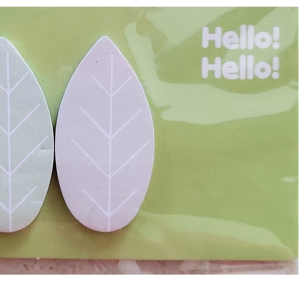 Leaves Leaf memo pad sticky Post-it note Stationery set